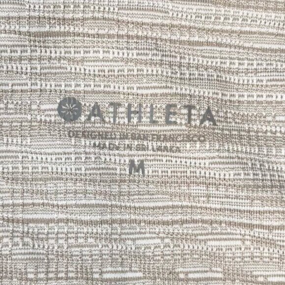 Athleta Chaturanga 7/8 Tight High Rise Jacquard Textured Legging - Size Medium - Picture 7 of 7